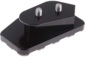 B BLESIYA Aluminium Alloy Rear Brake Lever Pedal Extension Enlarge Pad Heavy Duty for BMW G310GS G310R - Black