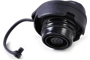 JAWUZ Couvercle de Réservoir Essence - Bouchon Réservoir Carburant Voiture Universel, Remplacement Compatible Audi A1 A2 A3 A4 A6, Golf, Jetta, 1J0201550A