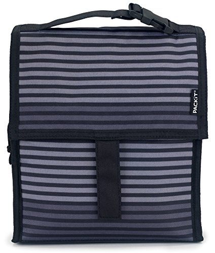 PackIt PKT-PC-STR Lunch-Kühltasche Gray Stripe - 2