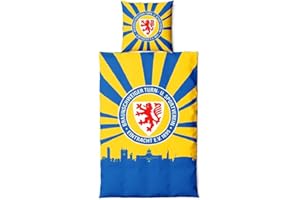 BRAUNSCHWEIG BTSV Eintracht Braunschweig Bettwäsche - Sonne - 2-teilig 135 x 200 cm BTSV - Plus Lesezeichen Wir lieben Fußball
