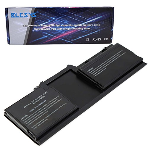 BLESYS - 3800mAh/4Zellen DELL PU536 MR369 312-0650 451-10499 312-0855 451-11509 453-10047 451-11629 0J927H M896H Ersatz Laptop Akku fit Dell Latitude XT Tablet PC XT2 XT2 XFR Serie