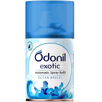 DABUR Odonil Exotic Automatic Spray Refill - 225Ml | Ocean Breeze | 2X Long Lasting | 2200 Sprays Guaranteed | Fits All Machi