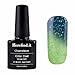 Produktbild Temperature Color Chameleon Gel Nail Polish Soak Off | Requires UV or LED Nail Lamp| Glitter Teal, Glitter Medium Aquamarine (10ML, Pack of 1) #5725