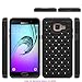 Produktbild Nnopbeclik Samsung Galaxy A5 (2016) A510F Hülle ,Schwarz Diamant verzierter Bling Kristall Strass Dual Layer Hybrid Abdeckungs-Silikon-Gummi-Haut Hard Case für Samsung Galaxy A5 (2016) A510F + 1x Display Schutzfolie Folie
