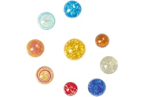 moses. Leuchtende Planeten-Murmeln, Spieleklassiker für Kinder, 9 nachtleuchtende Murmeln aus Glas im Set, Glasmurmeln Indoor & Outdoor-Spiel, Mitbringsel zum Kindergeburtstag, Ostern, Adventskalender