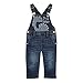Bluezoo Kids Boy's Blue Dinosaur Applique Dungarees Age 3-4