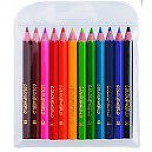 QTY 5760 SMCO MINI HALF LENGTH COLOURING PENCILS PARTY BAG FILLER SCHOOL