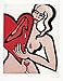 Produktbild Elvira Bach - Großes Herz - Radierung , Motivformat 49 cm x 40 cm , Blattformat 55 cm x 76 cm, handsigniert , nummeriert, Auflage 99, Top Grafik