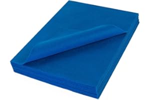 The Felt Store Cortes de Fieltro sintético, azúl Indigo, Aprox. 22 x 30 cm - 25 Unidades