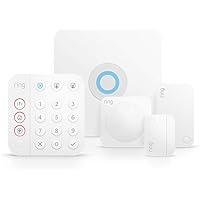 Ring Alarm Security Kit, 5-teilig (2. Gen.) von Amazon | Alarmanlage für dein Haus & Wohnung, Haustierfreundlich | Mit Tür-/F