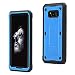 Produktbild Lincivius Samsung S8 Plus Hülle, Galaxy S8 Plus Schutzhülle Schutz Hülle Bumper Hard Case Design [Shockproof Case] Blau Original Slim Case Cover + Displayschutz