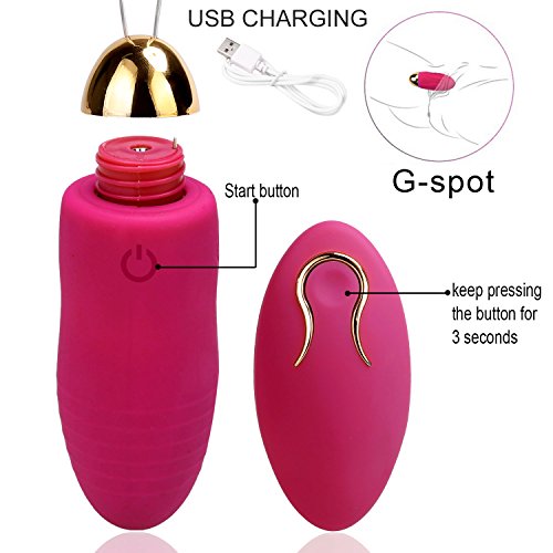 Preisvergleich Produktbild begorey Weibliche Stummschaltung drahtlose Fernbedienung Eier Sexspielzeuge Paare erwachsene Geschlecht liefert (Rosa)