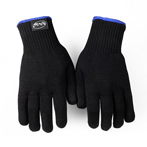 Guante Termico Peluqueria, Beauty Star Profesional Resistente al Calor Guante para peinado de pelo Bloqueo de calor para curling, plancha plana y varita de curling Adecuado para las manos izquierda y derecha (un par)