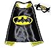 Produktbild Batman Superhelden-Kostüme für Kinder - Cape und Maske - mit Spiderman, Frozen Elsa, Batman, Superman -Logo - Spielsachen für Jungen und Mädchen - Kostüm für Kinder von 3 bis 10 Jahre - für Karneval, Fasching oder Motto-Partys! - King Mungo - KMSC005