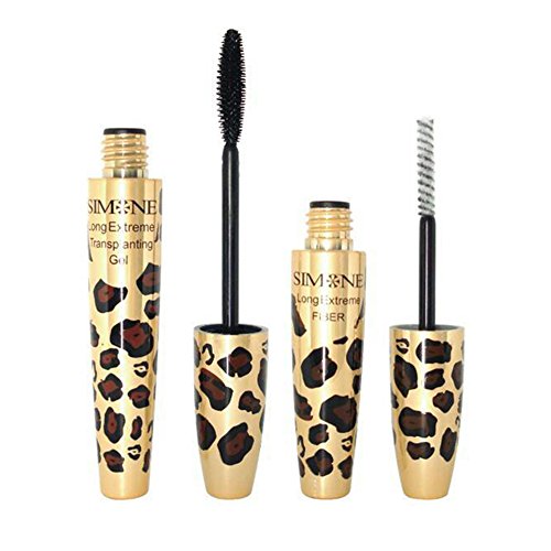 Pauler Vickers 3D Fiber Lashes Double Mascara Set Waterproof Women Makeup Tool