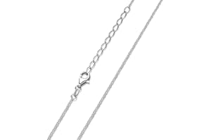 MATERIA by Matthias Wagner Kinder Kette Silber 925 Halskette Mädchen 1,2mm dünn Länge verstellbar 36-40cm