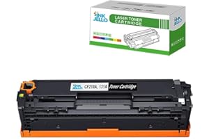 InkJello Compatible Toner Cartridge Replacement for HP LaserJet Pro 200 Color M251n M251nw MFP M276n MFP M276nw CF210A (Black, 1-Pack)