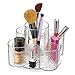 Produktbild MetroDecor mDesign Kosmetik-Organizer aus Kunststoff - clevere Make-Up Aufbewahrung auf Drehteller - Schminkaufbewahrung leicht gemacht - Make-Up Aufbewahrung in 5 praktischen Fächern