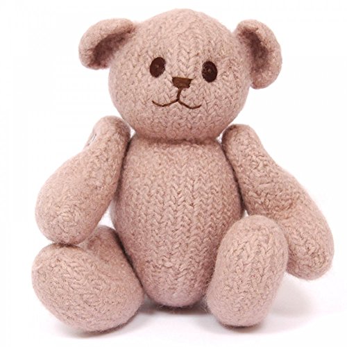 Knitty Critters Knit and Felt Toy Kit Teddy, Oatmeal