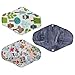 Produktbild MagiDeal 4pcs/ 3pcs Bio-Baumwolle Slipeinlagen Waschbar Wiederverwendbar Damenbinden für Menstruationstasse - Gemischt2, 3pcs 25 * 18cm
