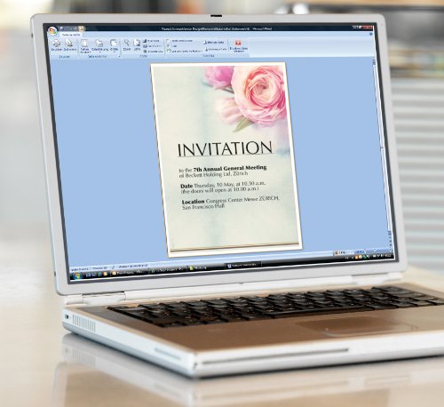 Sigel DP004 Motiv-Papier Rose Garden, A4, 50 Blatt – weitere Motive - 3