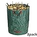 Produktbild 270L Gartenabfallsack, faltbar groß, stark wasserdicht Heavy Duty wiederverwendbaren Müll Gras Sack, 3 Stück