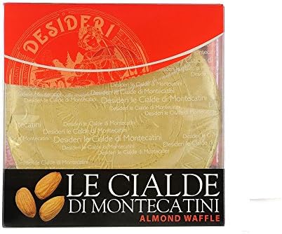 690 GR CIALDE DI MONTECATINI TERME TRADITIONAL RECIPE ALMOND WAFFLE FRIABLE WAFER DESIDERI