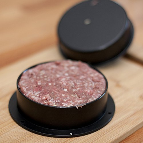 palini 3in1 Hamburgerpresse | 10cm | perfekte Patties | für normale Hamburger, gefüllte Burger & Mini-Burger | mit Antihaft-Beschichtung - 6