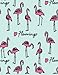 Produktbild Flamingo: Cute flamingo on blue cover and Dot Graph Line Sketch pages, Extra large (8.5 x 11) inches, 110 pages, White paper, Sketch, Draw and Paint (Cute flamingo on blue notebook)
