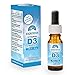 Produktbild Berg Nutrition Vitamin D3 (Cholecalciferol) Tropfen | 1.000 I.E. - 25 µg | 50 ml (ca. 1950 Tropfen) | sehr hohe Bioverfügbarkeit | hochdosiert - MHD 08/2019