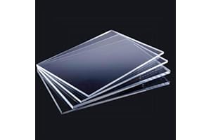 AMON Acrylglas Platte 20x30cm 2mm | PMMA - Klar, Robust & Vielseitig | Zuschnitt von Acrylglas | Transparent | Kunststoffplatte | Materialstärke und Größe wählbar