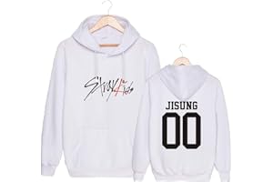 ENJOYYOURLIFE Stray Kids I Am You Sudadera con Capucha para Hombre 3D Digital Impresión Unisex Sweatshirt Bang Chan Changbin Hyunjin Han Felix Seungmin