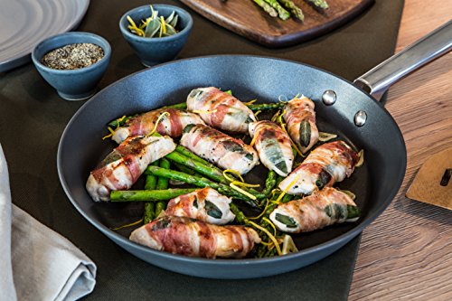 Anolon Professional Hard Anodised Fry Pan Twin Pack, Black, 20 - 28 cm, Set of 2