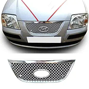 CAR SAAZ Bentley Style Front Grill Chrome Compatible with Santro Type 2(2003-2015)