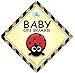 Baby on Board Car Sign, Grandchild on Board, baby Car Sign, Elephant on Board, Baby on Board Car Sign, Bumper Sticker, Decal, Baby Sign, Grandchild On Board, Unisex baby On Board, Maternity Sign