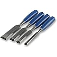 Duratool D00253 Wood Chisel Set, 4 Piece