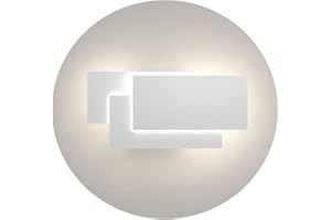 Klighten Applique da Parete Interni 24W Moderno Lampade da Parete IP20 Bianco neutro 4000~4500K Applique Interni Decorativa per Soggiorno, Camera da letto, Corridoio, Scale