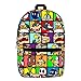 Produktbild Offizielle Nintendo Super Mario Schurken sublimiert Rucksack Laptop-Tasche - Schule