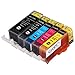 Produktbild Swiftswan 5 Pack Tintenpatronen Set für Canon CLI-221 PGI-220 Pixma MP560 Nicht-OEM