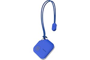 Celly Smartfinder Blue, Trova Ogetti GPS Compatibile con IOS, GPS Auto Localizzatore con App Dov'è, Mini GPS Tracker per Auto, Chiavi, Zaini
