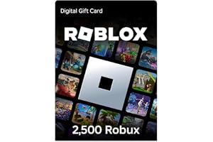 Roblox Gift Code - 2500 Roblox Robux + Exclusive Bonus Virtual Item (Code Only)