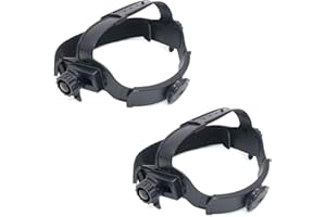 Set di 2 fascia per saldatore per casco per saldatura solare regolabile NUZAMAS per accessorio per casco auto scuro
