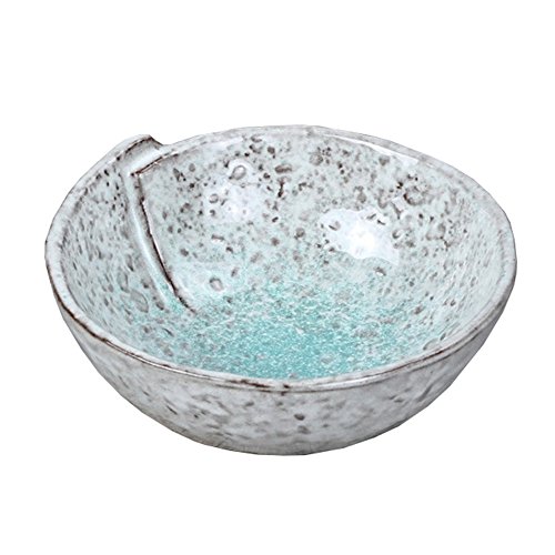 Vajilla de JZ Tazón De Fuente del Desierto del Gres Tazón De Plato Frío del Tazón De Fuente De La Ensalada Japonesa Redonda 11 * 11 * 4.5cm