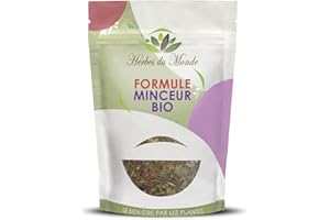 Herbes du Monde - Tisane Minceur BIO - Infusion Détox Organic - Mélange de Plantes Bio - Régulation du transit Spécial Minceur - 1 sachet de 50g Certifiée AB