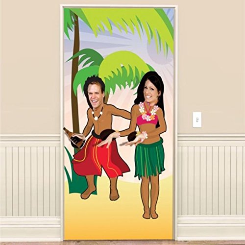 Fotowand-Folie Hula Girl & Beachboy 182 cm