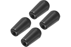 QUARKZMAN 4pz Punta Interruttore Pickup a 3 Vie per Chitarra M3.5 Manopole Interruttori a Levetta in Plastica per Chitarra Elettrica LP, Nero