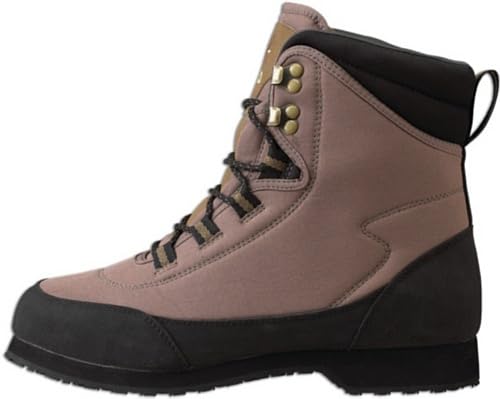 Caddis Men's Ultralite Taupe and Black Ecosmart Grip Sole with studs Wading Shoe, 11