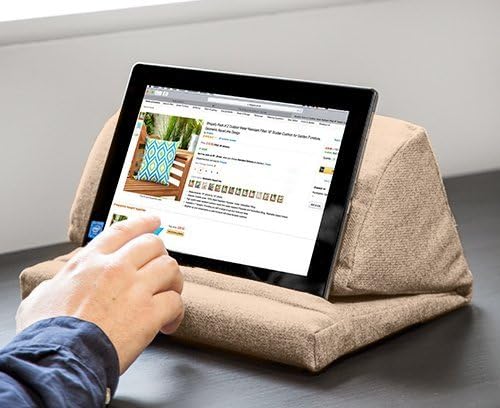 Latte Wool Effect Pull Out Faom Laptop Tablet Stand