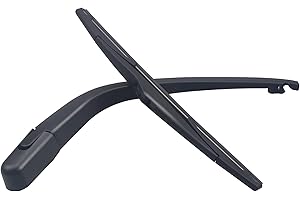 Rear Wiper Arm Blade, Replacement for Hyundai I10 2007-2013 - ZOFFI Back Windscreen Wiper Assembly Replacement - All Season Natural Rubber Cleaning Window