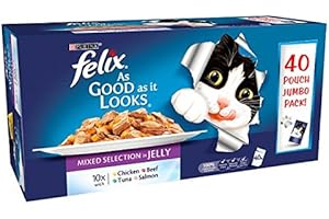 BRAND FELIX Felix As Good As It Looks Cuts In Jelly Mixed Variety 40X100g